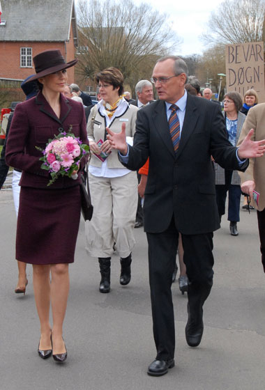 Bent Hansen og HKH Kronprinsesse Mary