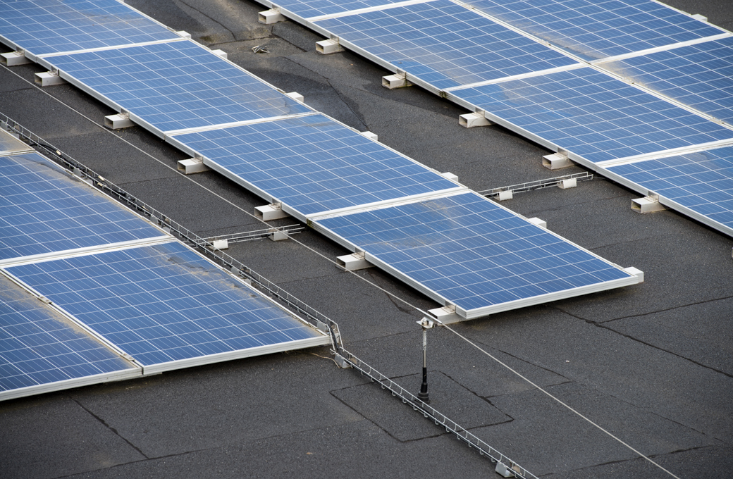 Solceller på taget