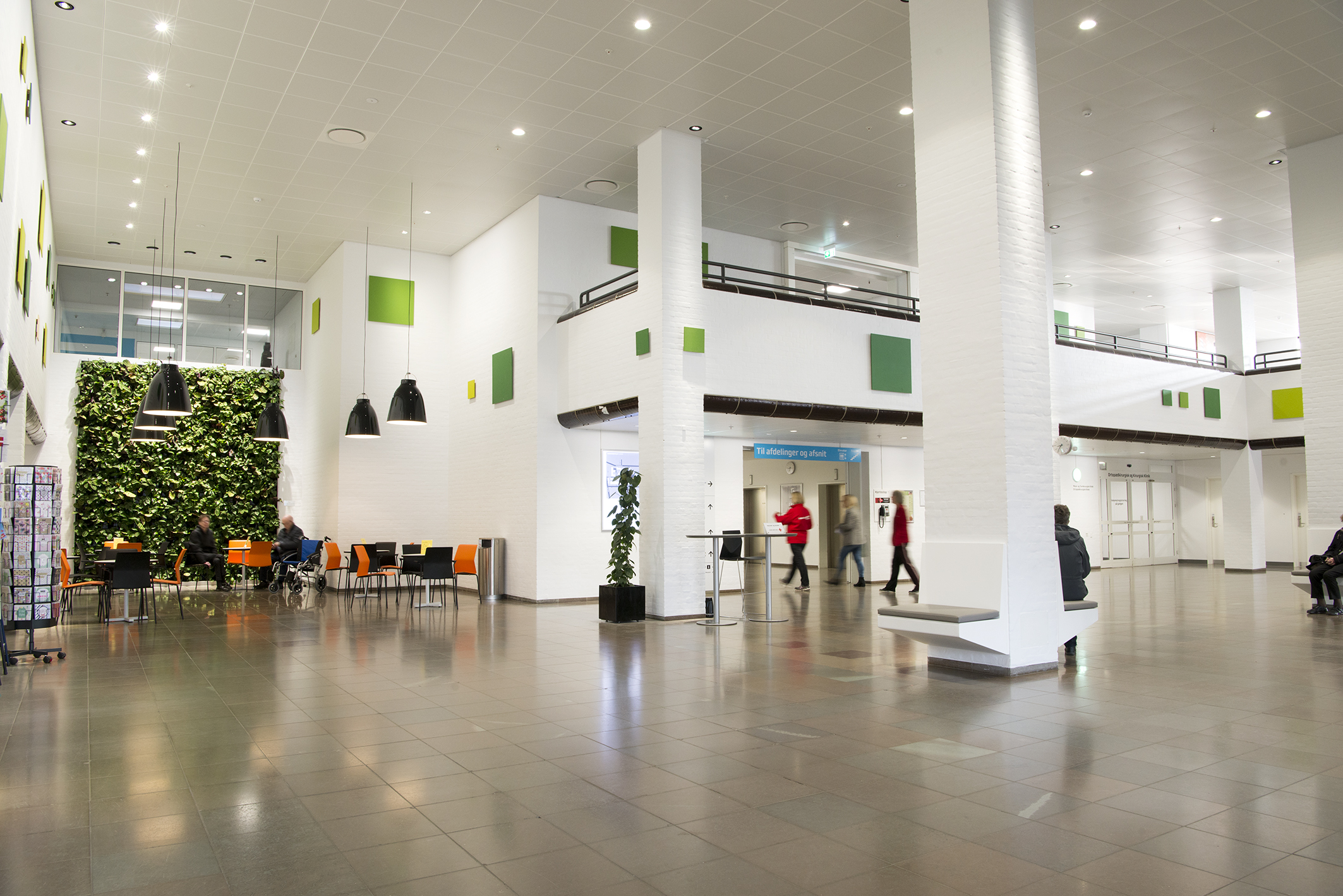 Indgang A på Regionshospitalet Randers efter renovering