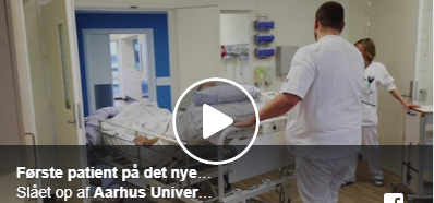  Skærmbillede fra videoen Første patient på DNU