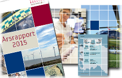 Collage - Hent Årsrapporten 2015 der beskriver aktiviteten i infografik, tekst, tabeller og billeder