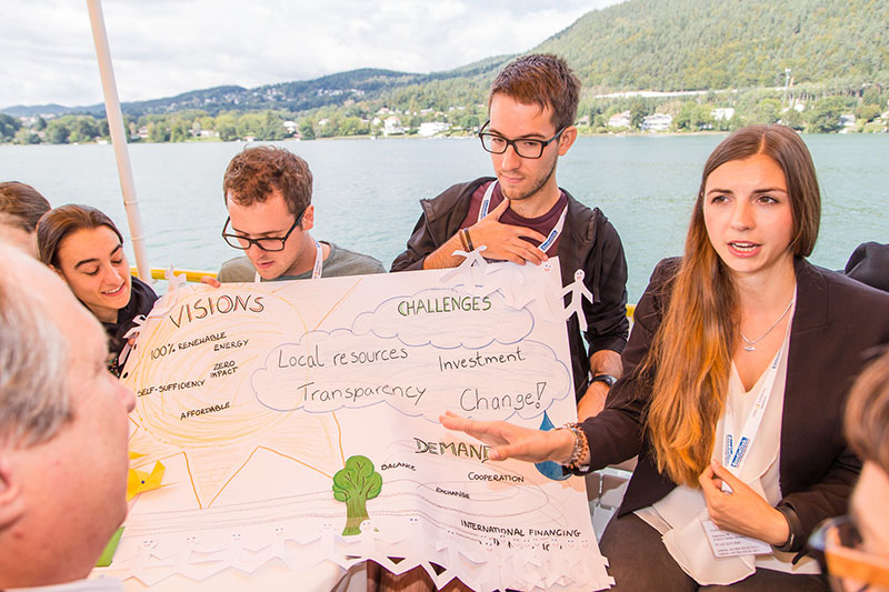 Kärnten i Østrig var værter for den seneste Encore konference i 2016. Her ses unge fra Youtcore 2016.