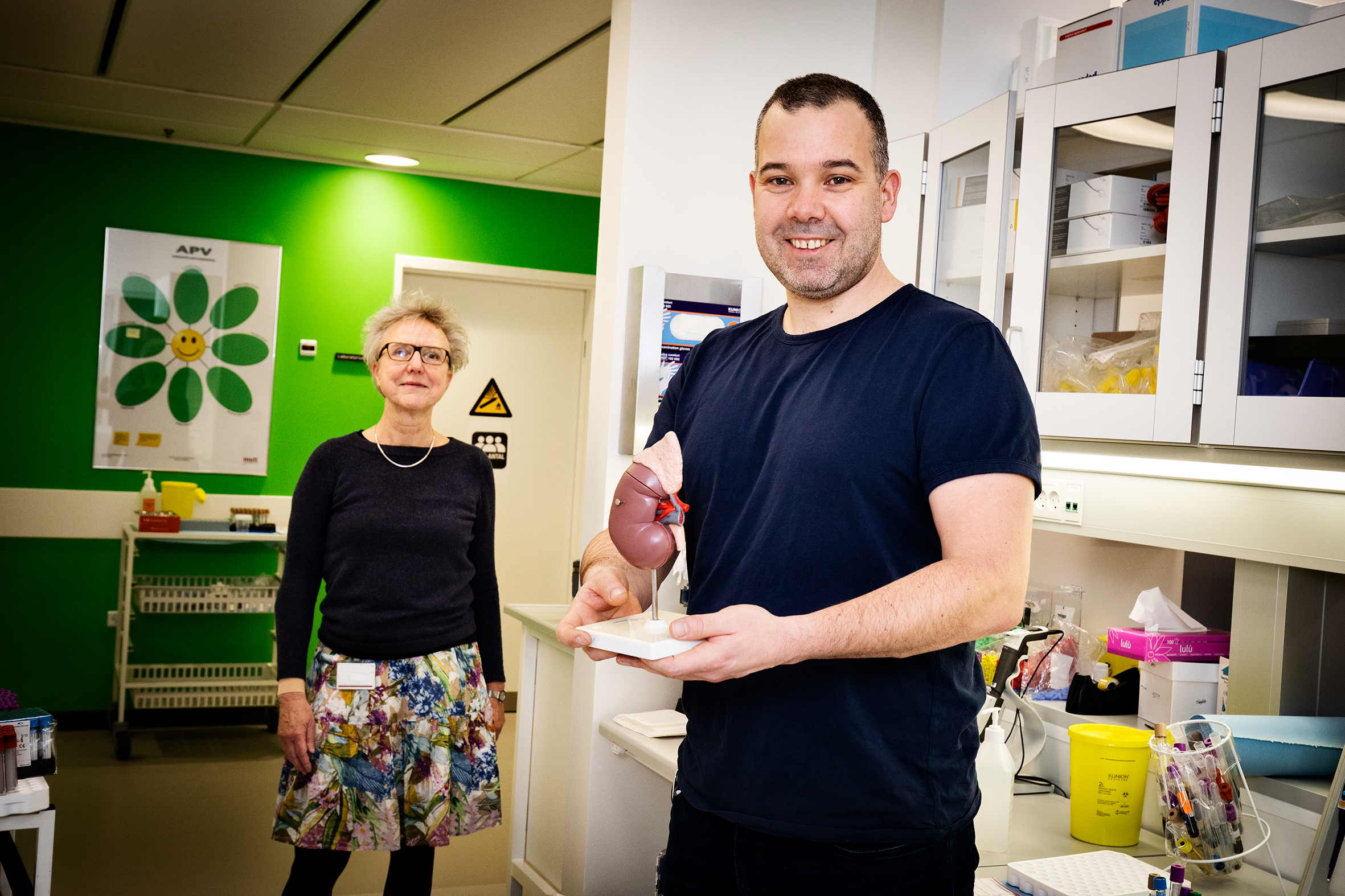 Overlæge og Professor Bente Jespersen og Lektor Marco Eijken fra Nyresygdomme, begge fra AU og AUH.